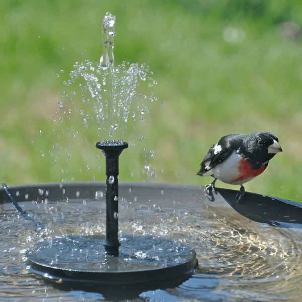 ✨Solarbetriebene schwimmende Fontäne, geeignet für Miniatur-Gartensprinkler, Steingärten und Teiche im Freien✨