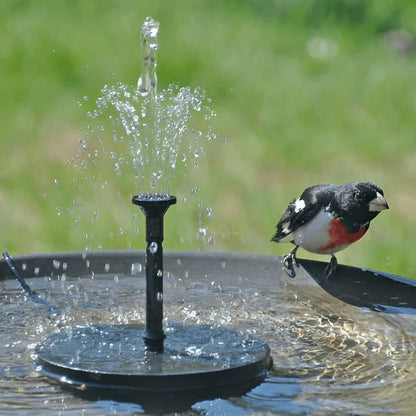✨Solarbetriebene schwimmende Fontäne, geeignet für Miniatur-Gartensprinkler, Steingärten und Teiche im Freien✨