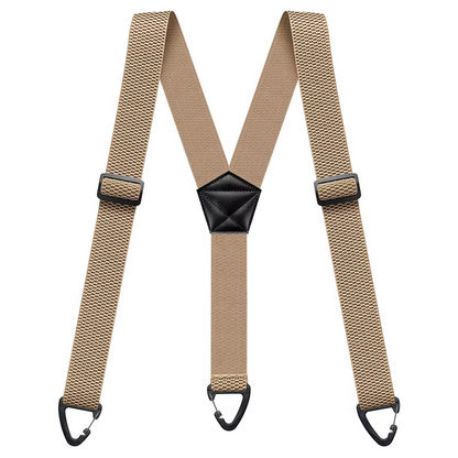 ⛰️ LIMITIERT: 55% RABATT! 🔥 Herren-Hosenträger (X/Y-Back) – 3,8 cm Breiter Maiskorn-Gurt mit Hakenclips für Outdoor & Alltag 🧗‍♂️