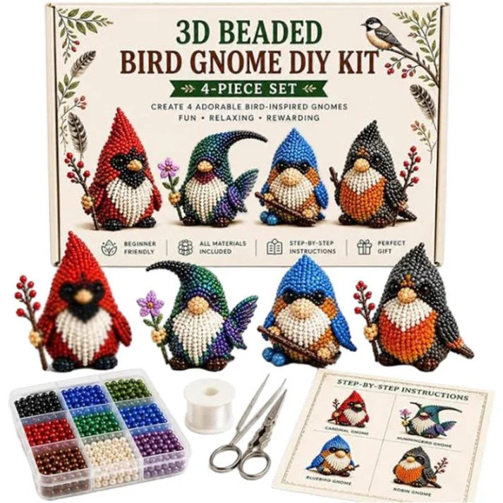 🏆Zeitlich begrenztes Angebot: 49 % Rabatt🧵✨Kleines 3D-Perlen-Tier-Bastelset