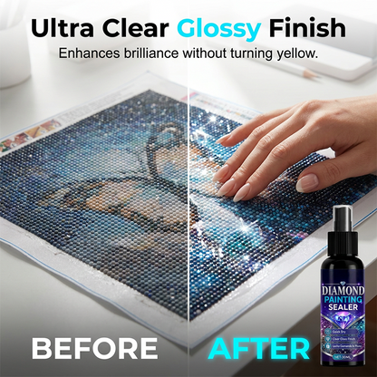 🔥🎁 2+1 GRATIS!!🥳 💞 50K+ VERKAUFT! ⚡💎 Diamond Art Sealer – versiegelt die Perlen, glänzendes Finish, trocknet schnell und ist langanhaltend.